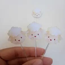 Topper para docinhos Ovelhinha /Tags personalizada /Festa Infantil /Aniversário /Apresentação