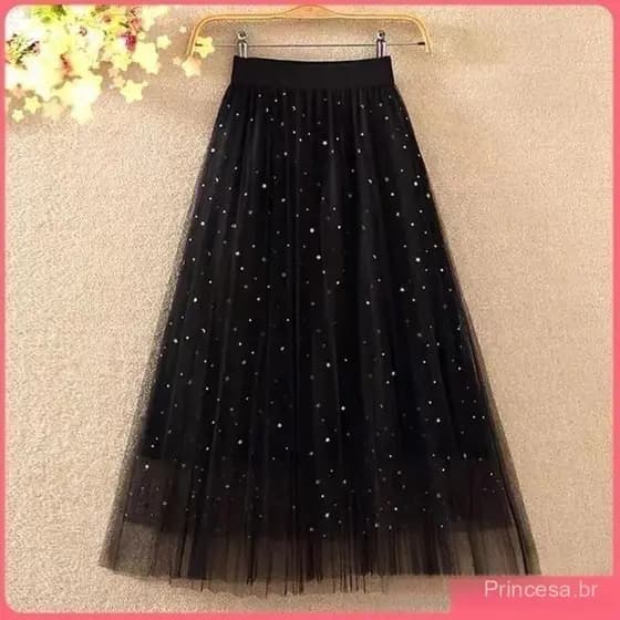 Oferta Especial Brilhante Saia De Tule Moda Feminina Confortável Adulto Outskirt Lered Elegante New Midi Saia De Tule Pa