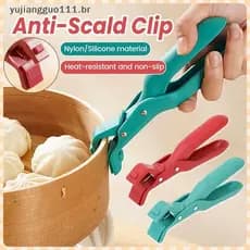 # Novo Clipe De Tigela Anti-Queimadura Multifuncional – Pinças De Pinça Antiderrapantes De Silicone Para Pratos Quentes