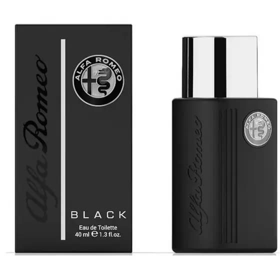 Perfume Alfa Romeo Black Masculino 40ml - Selo Adipec