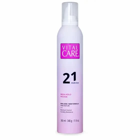 Hair Mousse Vital Care Mega Hold 21 Horas 360ml