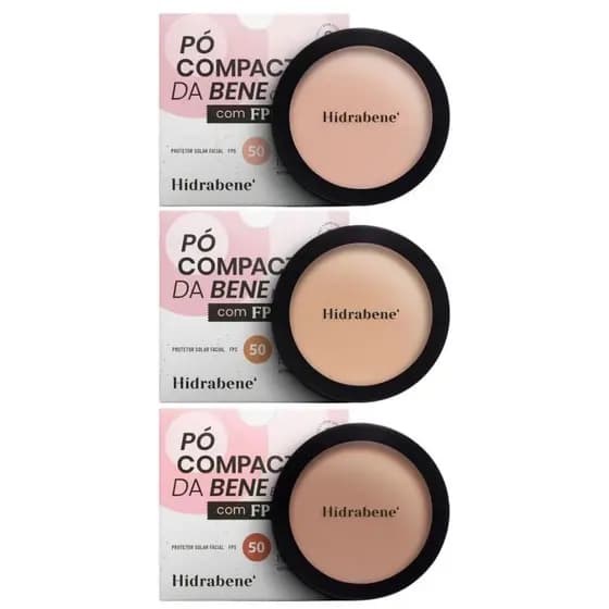 Pó Compacto da Bene Fps 50 10g - Hidrabene