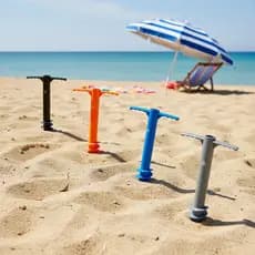 Sacareia com suporte para guarda sol Premium Belfix cores sortidas reforçado resistente praia lazer furador resistente