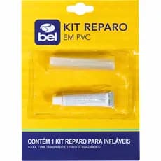 Kit Reparo Para Piscina Inflável Bóia Colchão Com Cola Bel