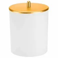 Lixeira Com Tampa 5L Para Banheiro Cozinha Multiuso Plástica Resistente Arthi