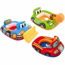 Bóia Bebê Intex Baby Bote Kiddie Assento Seguro Piscina Praia 1-3 Anos