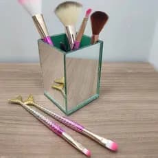 Porta Escovas, Porta pincel, Porta canetas Espelhado para kit lavabo ou Banheiro