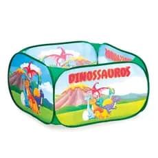 Piscina de bolinhas Dinossauro e princesa - Styll Baby - Com bolinhas - diversão garantida