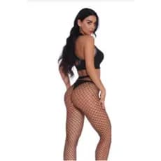 Meia Calça Arrastão Preto