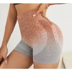 Short Fitness Academia Degrade Cintura Alta Levanta Bumbum