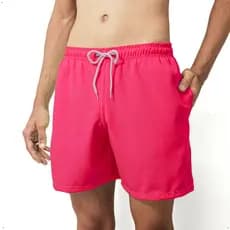 Short Bermuda Praia Elástano Piscina Tecido Macio Confortável Com Cordão Ajustável Verão Para Viagens