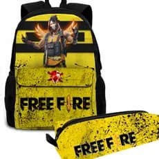 Bolsa Escolar Mochila Barbie Combo Kit Estojo Material Reforçada Ajustável Desenho Criança Infantil