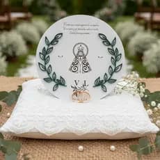 Porta Alianças Personalizado Nossa Senhora Aparecida Para Casamento Nome E Data Entrada Católicos