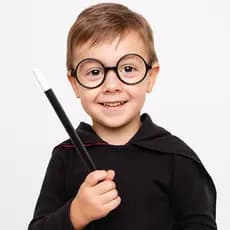 Kit Bruxo Varinha E Óculos Fantasia