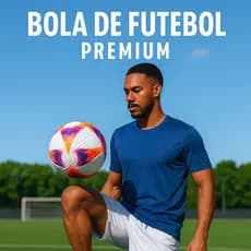 Bola de futebol couro profissional de Campo Estampada Premium, estampa sortidas
