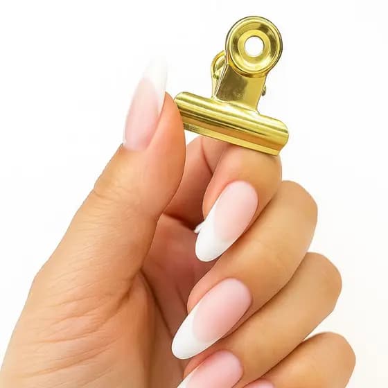 Presilha para curvatura de unhas 22mm 31mm 38mm dourada 12 unidades