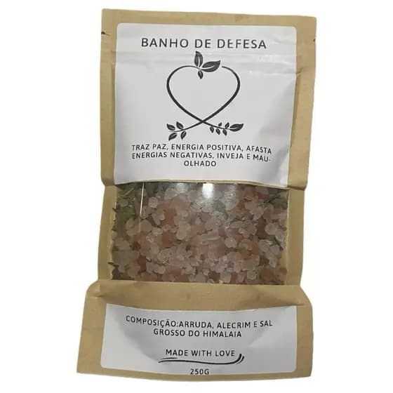 Limpeza Energetica de Ervas e Sal Grosso do Himalaia - Defesa Energética e Espiritual Completo