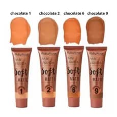 BASE RUBY ROSE SOFT MATTE UNIDADE E ATACADO CORES VARIADAS MELHOR PREÇO