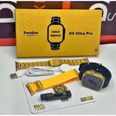 SMARTWATCH G9 ULTRA PRO 49MM HD 2.2inch  DOURADO 3IN1 Relógio Inteligente  Homens Mulheres