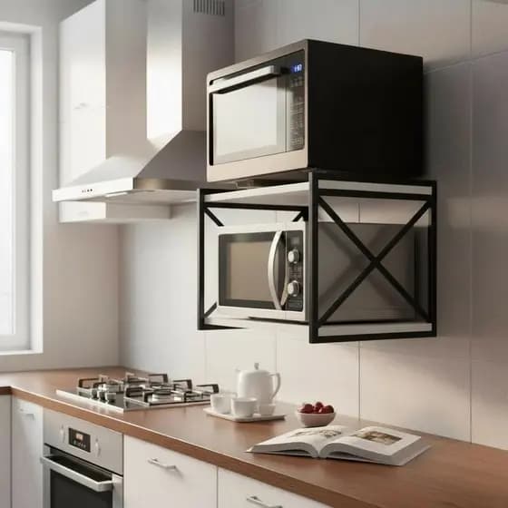 Suporte Nicho De Microondas Forno Prateleira Reforçada 60cm