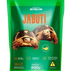 Ração Nutricon Jabuti Adulto - Alimento Completo com Fibras e Redução de Odores 800g