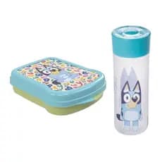 Kit Sanduicheira Bluey + Garrafa Bluey Lanche Escolar Infantil