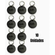 10 Chaveiro Digital Tag Agl Para Controle De Acesso