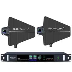 SOMLIMI SOM-870 Amplificador de sinal de distribuidor de antena de microfone profissional