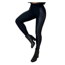 Kit 2 Calças Legging Feminina Calça Térmica  Calça Flanelada Calça Preta Calça Skinny