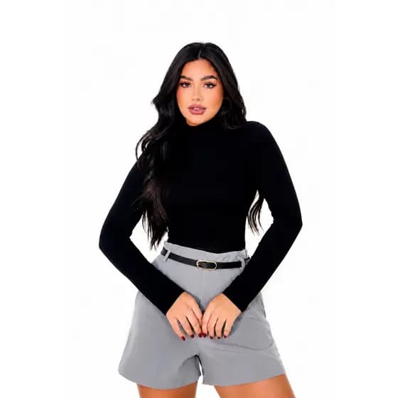 Blusa Cacharrel Blusa Feminina Blusa Manga Longa Blusa Segunda Pele