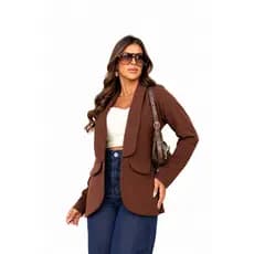 Blazer Alfaiataria Feminino Blazer Social Para Trabalhar Blazer Chic