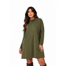 Vestido Lanzinha Vestido Feminino Para o Inverno Vestido Preto Para Usar Com Bota Poncho Lanzinha