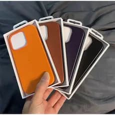Nova Capa Magsafe Leather de Couro iPhone 11/12 Pro Max/13 Pro Max/14/14 Pro Max/15/15 Pro Max/16/16 Pro Max/17 Pro Max