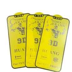 Kit 3 / Kit 5 Películas Ceramica Fosca 9D iPhone 17 Pro Max/16 Pro Max/15 Pro Max/XR/11/14 Pro Max/13 Pro Max/12 Pro Max