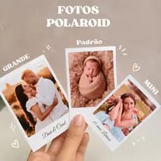 Mini Fotos Polaroids Personalizada em 3 tamanhos📸✨