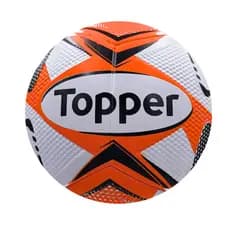 Bola De Futebol Society Fut7 Oficial Topper Original Tech Fusion Azul Ótima Qualidade Envio Rápido