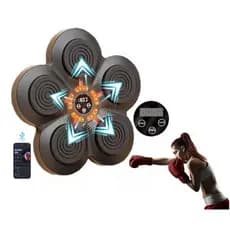 Máquina de Boxe Smart Bluetooth P/ Ouvir Música e Treinar Recarregável Treinamento Boxing Portátil Exercício Fitness