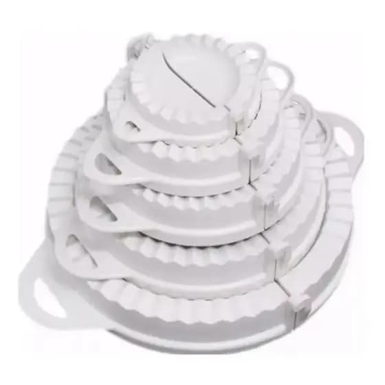 Kit 05 Fechador Modelador Forma Cortador De Pastel E Risole