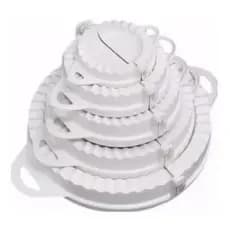 Kit 05 Fechador Modelador Forma Cortador De Pastel E Risole