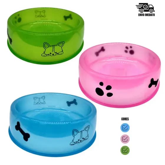 Comedouro e Bebedouro Pet Para Gato e Cachorro Pequenos Filhotes 330ml