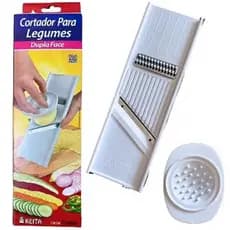 Cortador Para Legumes Ralador Fatiador Dupla Face Ideal para sua Cozinha