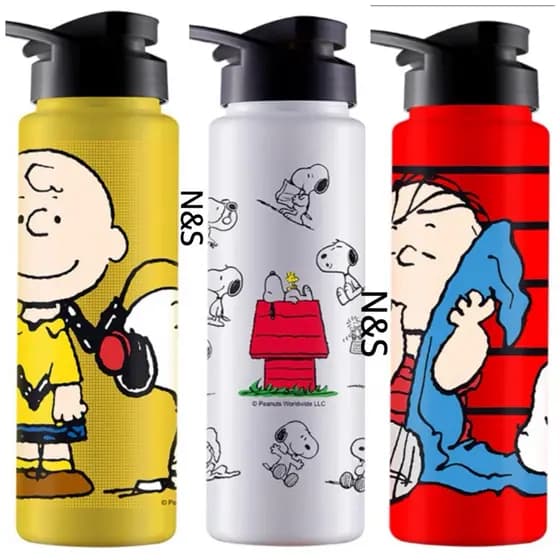 Garrafa Squeeze Sport Turma do Snoopy 750ml - Industria Bandeirantes