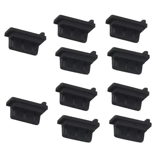 10 Tampas Anti Poeira Silicone Proteção Portas Usb 2.0