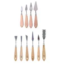 Kit 10 Espátulas Aço Pintura Óleo Tela Escultura Artesanato Culinária