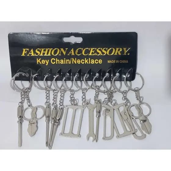 KIT 12, 24, 36, 48 chaveiros mini ferramentas sortidas