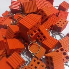 kit, 120, 240, 360, 480  mini chaveiros tijolinhos