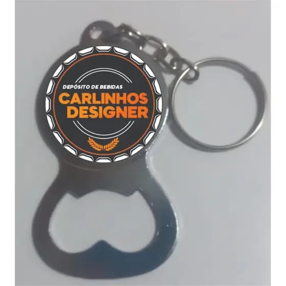 kit 100, 200, 300, 400 chaveiros chapa personalizado com sua logo