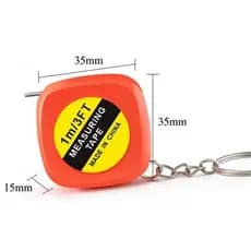 12 chaveiros mini trena 1 metro, ideal para brindes