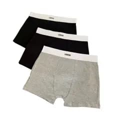 Kit 3 Cueca Boxer Masculina Adulto Algodão HeroBeach - Variações nas Cores