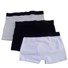 Kit Cuecas Boxer Algodão com Elastano Tamanhos M G e GG